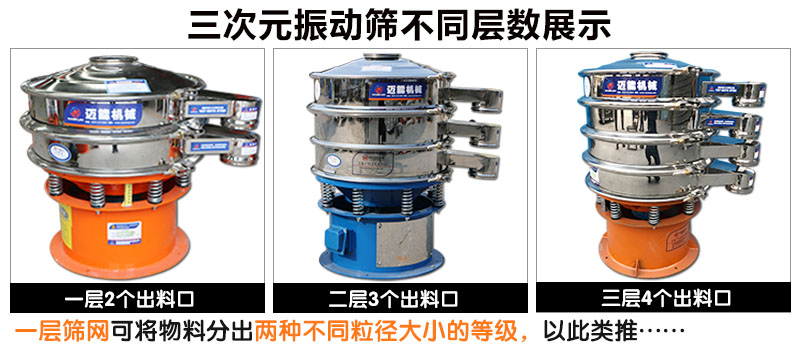 木粉振动筛层数不同