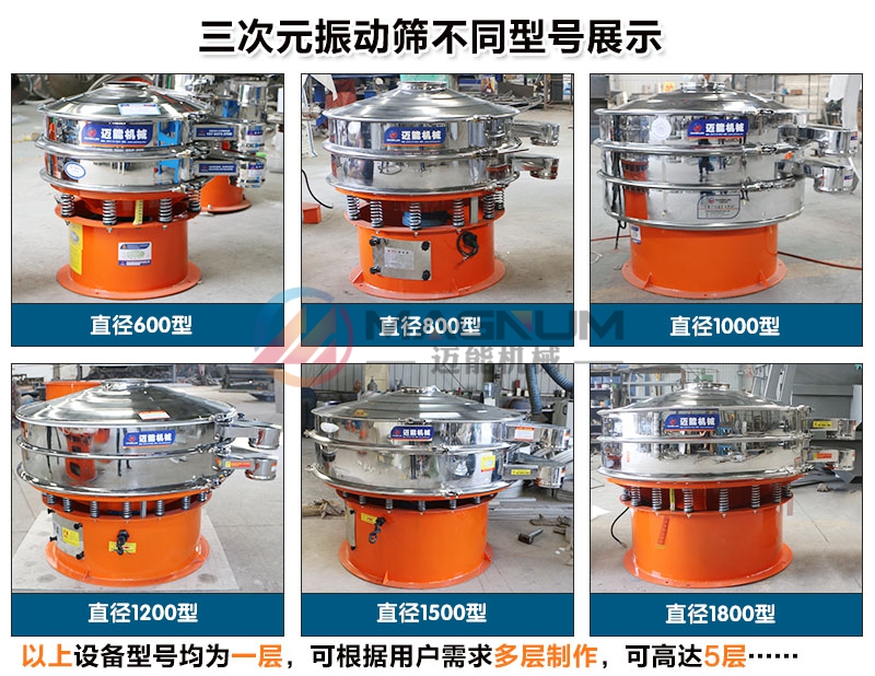  果寡糖糖浆原料振动筛不同型号展示