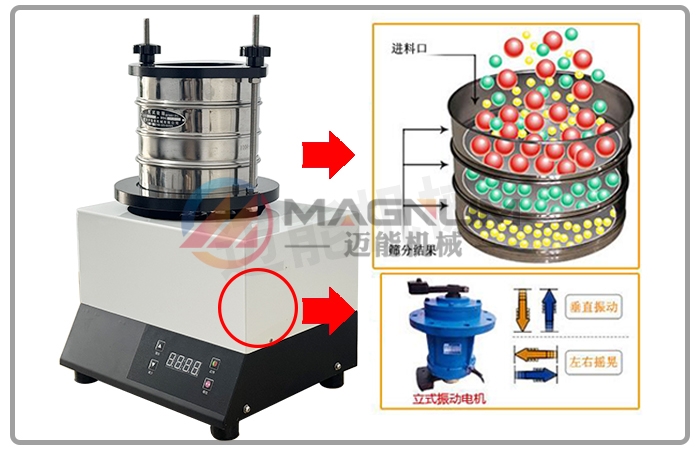 氧化石墨烯粉试验筛工作原理图