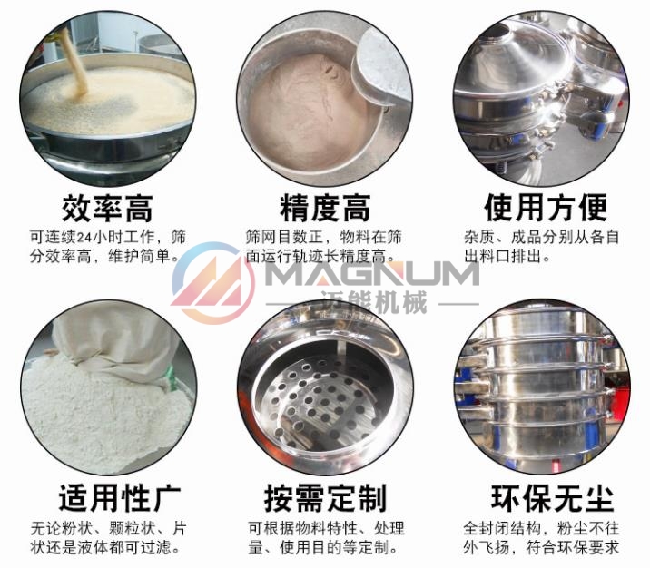 1000型硅灰石三元振动筛