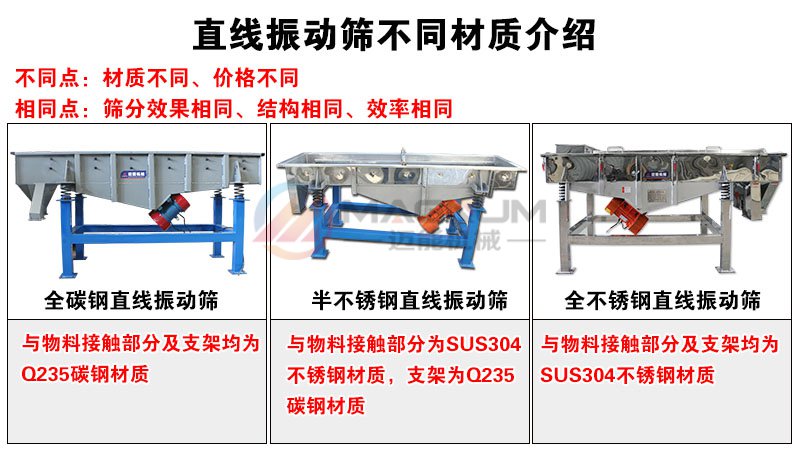 塑料颗粒直线振动筛